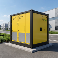 Batterie au lithium de stockage d'énergie solaire à refroidissement liquide tout-en-un 500 kW 1 MWh pour atelier commercial
