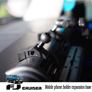 2007-2022 สําหรับToyota <span class=keywords><strong>Fj</strong></span> <span class=keywords><strong>Cruiser</strong></span>คอนโซลกลางขยายแทร็กอุปกรณ์เสริมโทรศัพท์มือถือIntercom Multi-Function Racket - Product Image 5