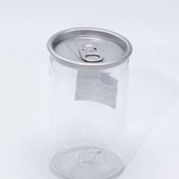 Bouteilles et canettes transparentes jetables en PET pour boissons gazeuses, thé aux perles, café, jus, avec fermeture à anneau – Prix de gros usine