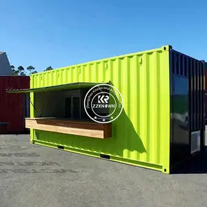 2024 container-Bar 20ft Bar sinh thái thân thiện container Bar container Nhà hàng với nhà bếp