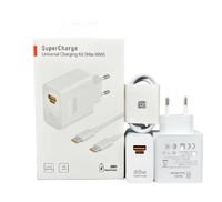 Chargeur rapide 3D 88W - Hua Wei Mate 60/P60 Pro/P50 - Charge rapide PD QC3.0 6A Type-C - Prise en charge des appareils photo et des écouteurs - Anti-feu PC