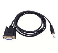 Cable Serial Feanteek DB9 de 9 Pines Hembra a Conector Macho de 3.5mm, Cable de Conversión RS232 a 1/8 de Pulgada - 6 Pies/1.8M