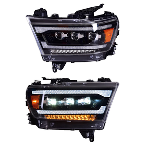 YU GUANG 2019 pour Dodge pour RAM 1500 assemblage <span class=keywords><strong>de</strong></span> phares LED haut nouveau Style 6000k température <span class=keywords><strong>de</strong></span> couleur lampe frontale DRL accessoires <span class=keywords><strong>de</strong></span> voiture - Product Image 1