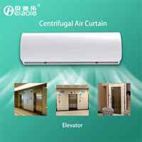 Déflecteur d'air réglable, montage au plafond, rideau d'air centrifuge industriel pour porte avec télécommande