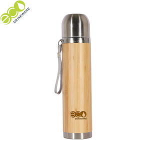 GB8085 280ml 350ml 450ml 500ml 600ml Tasse <span class=keywords><strong>isotherme</strong></span> à double paroi avec infuseur, sans BPA, saine, 450ml, <span class=keywords><strong>bouteille</strong></span> thermos en bambou - Product Image 2