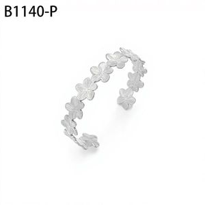 Amy Amy Flower <b>Cuff</b> <b>Bracelet</b> <b>Silver</b> Plated Women's Jewelry Gift B1140 - Product Image 1