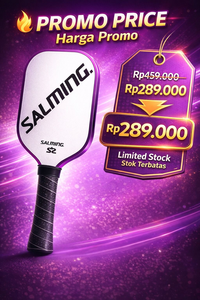 La raqueta de pickleball Salming S2 presenta una forma estándar y un agarre antideslizante, diseñada para que los adultos disfruten del juego durante toda la temporada. - Product Image 4