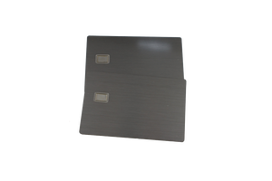 Đồng bằng màu đen AMEX kim loại thẻ tín dụng với Laser khắc mạ và khe cắm chip NFC & RFID thông tin liên lạc 13.56MHz ISO mô hình - Product Image 6