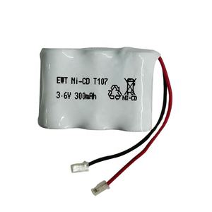 2/3 <span class=keywords><strong>AA</strong></span> 3,6 V Ni-CD 300mAh перезаряжаемый аккумулятор для телефона - Product Image 1