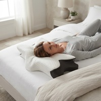 Accoudoir en mousse à mémoire de forme réglable pour soulager la douleur, oreiller cervical orthopédique à rebond lent personnalisable avec logo pour les amoureux/couples