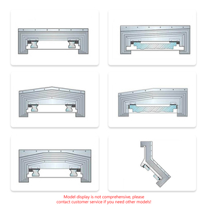 Plaques de protection rétractables en acier pour rails de guidage de machines-outils CNC, axe XYZ - Product Image 6
