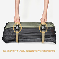 Sangles pour bagages d'extérieur Sangle pour sac de couchage Sangle pour sac à dos Accessoire avec boucle