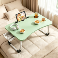 Table de chevet en bois convertible et réglable en hauteur avec tiroir, idéale pour ordinateur portable, pliable et portable, origine Shandong