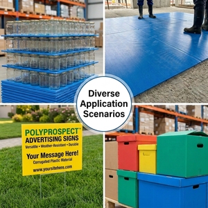 Panneaux de jardin en plastique ondulé durable de 4 mm, avec piquets en H métalliques, résistants aux UV, pour la publicité extérieure lors d'événements et pour l'immobilier - Product Image 6
