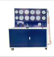 Mesa de calibración de válvula de seguridad Prueba de válvula de resorte Banco de prueba neumático Prueba de fuga de aire a presión de gas natural licuado