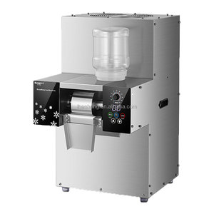 เครื่องทำน้ำแข็งเกล็ดหิมะอัตโนมัติคุณภาพสูง ขนาดเล็ก 220V สำหรับใช้ในเชิงพาณิชย์ ระบบระบายความร้อนด้วยอากาศ ทำจากสแตนเลส - Product Image 1