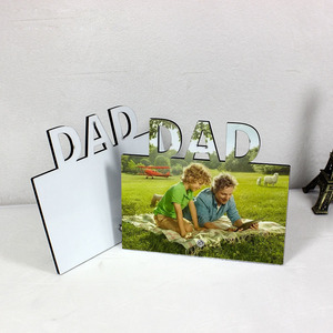 Vente en gros de plaques photo personnalisées cadres en bois DIY de haute qualité pour maman <span class=keywords><strong>papa</strong></span> diplômé sublimation MDF vierge pour cadeaux personnalisés - Product Image 4