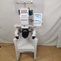 Machine à broder par ordinateur à tête unique à grande vitesse et multifonction Machine à broder T-shirt et vêtement 15 couleurs