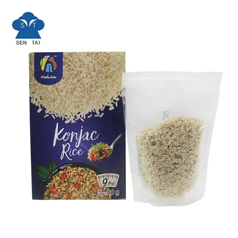 Konjac rice instant foods low carb and GMO Free shirataki rice