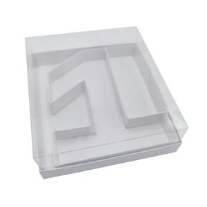 Boîte cadeau en carton en forme de lettre ou de chiffre de 8 pouces, remplissable avec des bonbons, du chocolat ou des confiseries, avec couvercle - Product Image 5