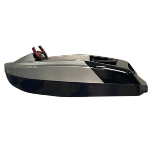 Bateau électrique à grande vitesse 260x128cm, bateau de divertissement aquatique léger en plastique pour lacs et rivières - Product Image 5