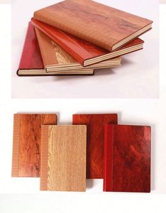 2025 personalizado promocional de madera de roble A5 Eco diario diarios cuaderno de cuero juego de regalo de negocios con bolígrafo - Product Image 2