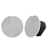 Système de sonorisation pour extérieur, amplificateur de bureau connecté en Bluetooth avec haut-parleur de plafond 8 ohms, corne murale