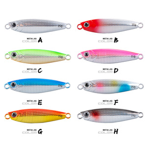 Leurre de pêche <span class=keywords><strong>Horizon</strong></span> Metal Jig 7g 10g 15g 20g 25g 30g 40g, hameçon assisté pour jigging, leurres de pêche en mer, leurre de jigging lent - Product Image 2