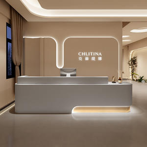 Mostradores de Recepción Comercial para Clubes Empresa Hoteles Cajas Registradoras Tienda de Ropa Pequeña Bares Vitrinas Pintadas para Comercial - Product Image 6