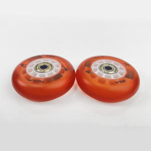 عجلات سكوتر للتزلج بعجلات مقاس 80 مم من البولي يوريثان مقاومة للتآكل وغير قابلة للانزلاق، عجلات خلفية بديلة لسكوتر ثلاثي العجلات مقاس 80 مم - Product Image 3