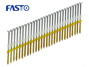 Clavos de Plástico para <span class=keywords><strong>Enmarcar</strong></span> de 21 Grados, Clavos de Tira de Plástico con Vástago Anillado, Vástago Liso, Clavos para <span class=keywords><strong>Enmarcar</strong></span> - Product Image 2