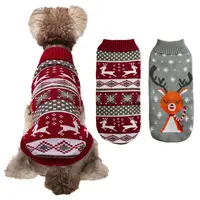 เสื้อกันหนาวถักนิตติ้งสำหรับสุนัขขนาดเล็ก,เสื้อสเวตเตอร์ถักเสื้อโค้ทฤดูหนาวฟรีเสื้อสำหรับสัตว์เลี้ยง