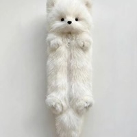 Sac à dos en peluche renard mignon, doux et moelleux, pour rangement de fournitures scolaires, fermeture éclair, pour étudiants, cadeau, vente en gros