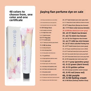 Jiaying bán vĩnh viễn thảo dược thuốc nhuộm tóc kem cho nam giới phụ nữ màu đen nâu duy nhất chai mỹ phẩm lớp tiệm hớt tóc sử dụng - Product Image 2