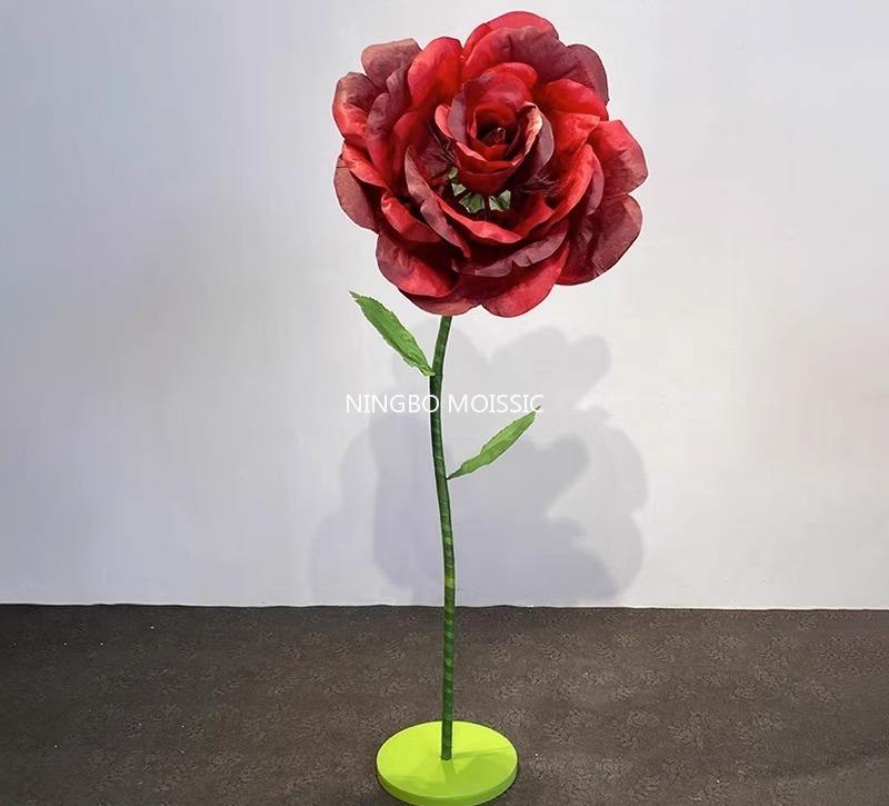 power on Opening and closing rose wine red