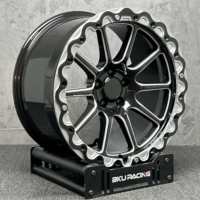 Jantes forgées Bku 5x120.65 de 18, 19 et 20 pouces, jantes en alliage Beadlock pour course de dragster, pour Chevrolet Corvette C6 C5 C7 C8 C4 ZR1 Z06