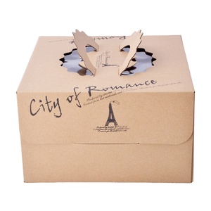 Alta qualità sostenibile Eco-Friendly cibo bar portatile scatole di imballaggio di carta per prodotti da forno biscotti pasticcini - Product Image 1