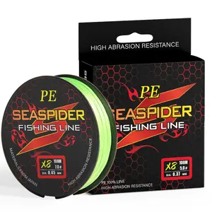 Super strong deep sea fish line Multicolor 100m 300m 500m 1000m 2000m long 8 strand braided pe fishing line X8