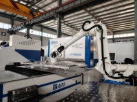 Machine de pliage de tôles AIOTEK entièrement automatique CNC, plieuse de panneaux à servomoteur, roulement à billes, production de tôles d'aluminium et d'acier