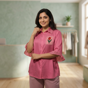 Camisa Versátil con Botones para Mujer, Ideal para Oficina, Universidad y Uso Diario, Compre Directamente del Proveedor - Product Image 2