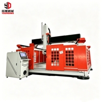 Router CNC de 5 Ejes de Buena Calidad con un Solo Husillo 2030 con Engranaje para Madera, Espuma y Modelos de Escultura 3D