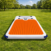 Matelas gonflable Drop Stitch à structure stable, idéal pour le camping, la natation et la détente aquatique en extérieur – Vente Flash