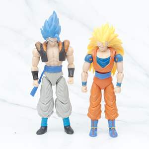 Figurines d'action d'anime japonais Dragonballs, <span class=keywords><strong>6</strong></span> pouces, jouets en PVC DBZ avec articulations mobiles, jouets <span class=keywords><strong>Super</strong></span> Saiyan avec accessoires détachables - Product Image 6