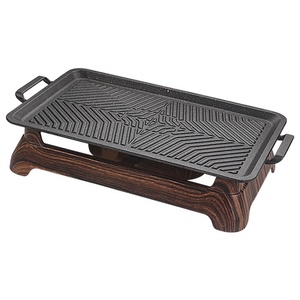 Piastra Multifunzione per Barbecue di Prodotti Carnini, Griglia Senza Fumo per Bistecche e Agnello, Barbecue a Alcol per Feste, Griglia da Interno per Picnic, Commerciale - Product Image 1