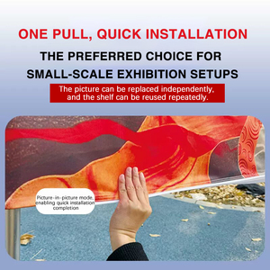 Bannière de fond personnalisée en tissu tendu imprimé par sublimation pour stand de salon professionnel, événement d'entreprise, affichage publicitaire - Product Image 5