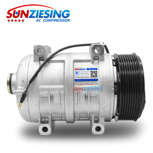 Compresor de Aire Acondicionado <span class=keywords><strong>Kiki</strong></span> 488-46122 de 120 mm y 8PK, Compatible con Todos los Modelos de Camiones Freightliner Tama TM 16HD Diésel, 1990-1993, TM16HD - Product Image 2