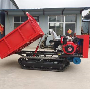 500 кг Колесный мини-самосвал с Briggs stratton мини-самосвал мини-транспортер Трековый носитель с гидравлическим опрокидыванием - Product Image 6