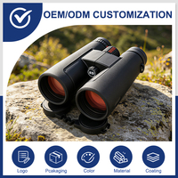 Jumelles 10x50 pour adultes avec prisme BAK4 et lentilles FMC pour la chasse, l'observation de la faune et des oiseaux