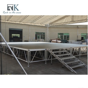 Plataforma de madera Marco de aluminio Etapa para eventos Etapa de instalación rápida - Product Image 5