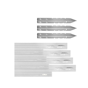 Viền nhôm Phong Cảnh-8 dải, mỗi dải 6ft (tổng cộng 48ft), hoàn thiện nhà máy (Nhôm tự nhiên), viền vườn nhôm - Product Image 2